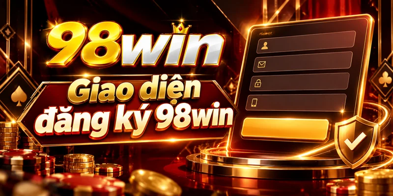 Giao diện đăng ký 98WIN với các trường thông tin cơ bản dành cho thành viên mới.