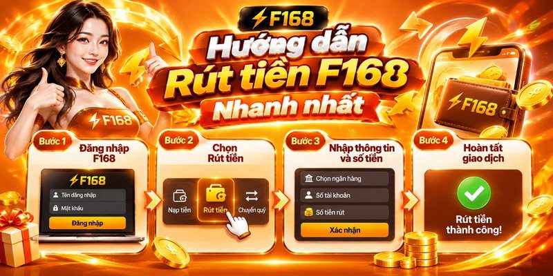 Rút Tiền F168 Hướng Dẫn Chi Tiết Cho Người Mới